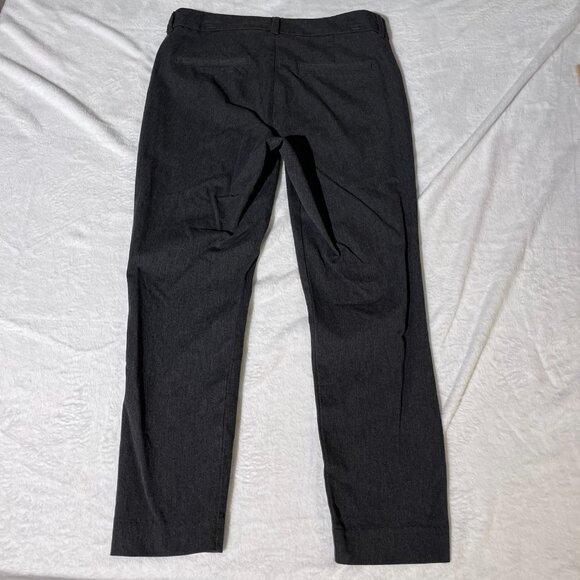 Old Navy Pixie High Rise Pants Heather Grey / Gray 10 Smooth Pockets - Picture 2 of 8